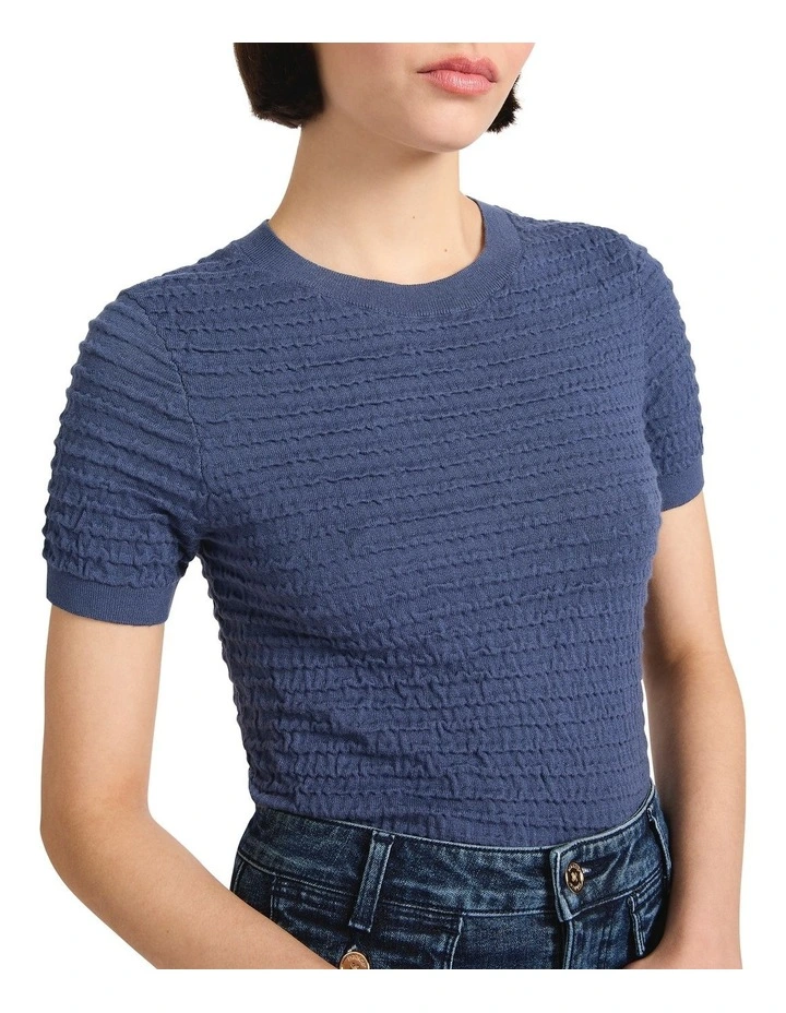 Gemma Knit in Blue image 3
