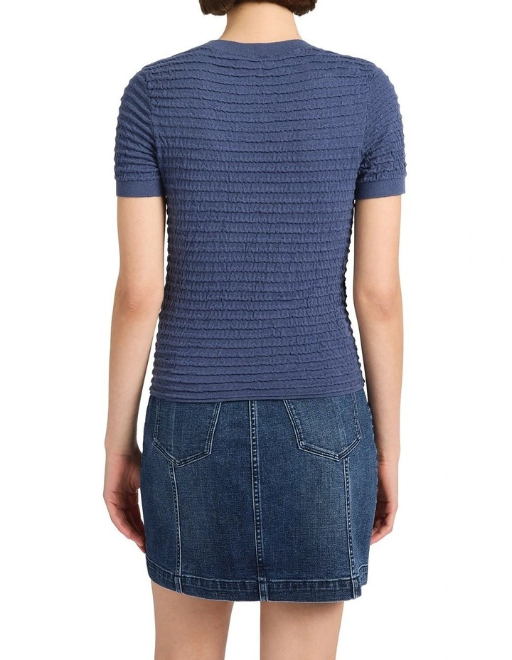 Gemma Knit in Blue image 4