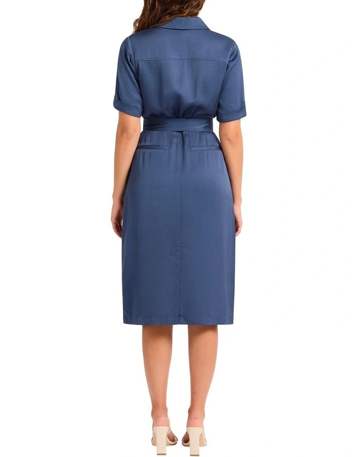 Middleton Midi Dress in Blue image 4
