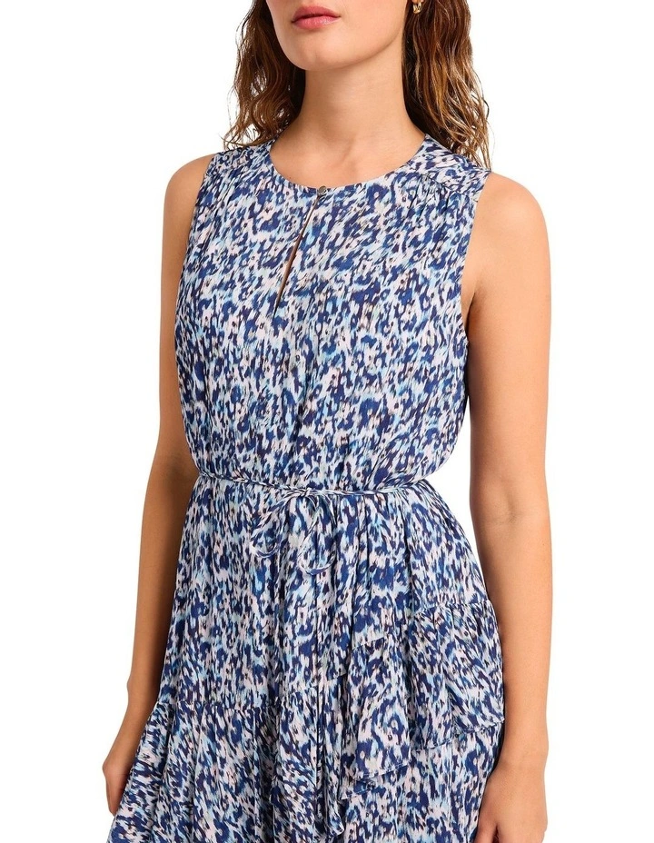 Safari And Sensibility Dress in Blue image 2