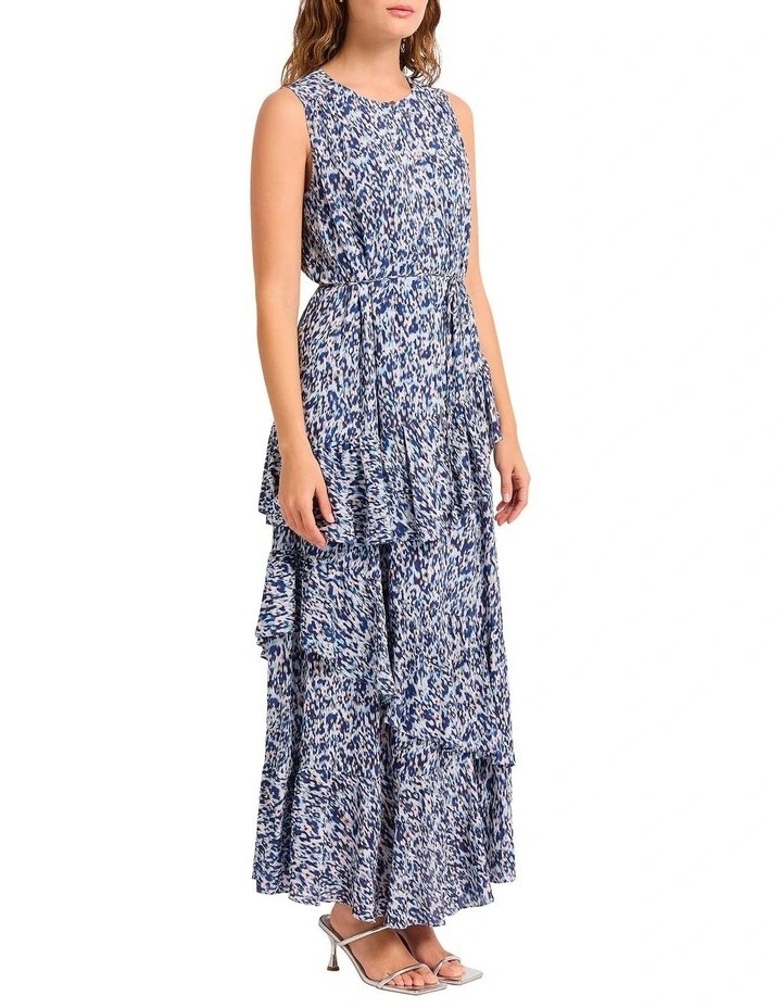 Safari And Sensibility Dress in Blue image 3