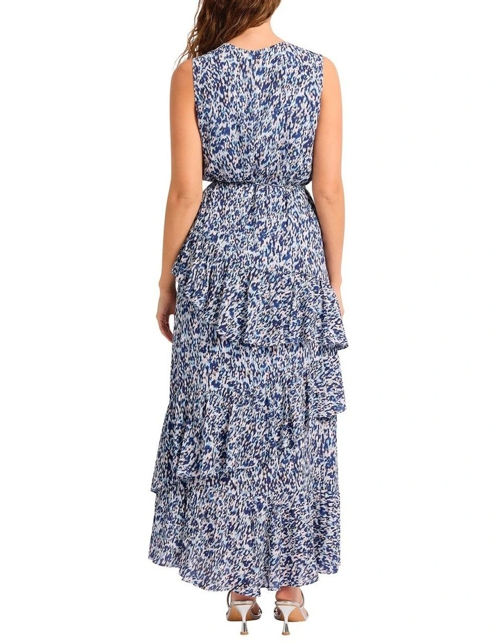 Safari And Sensibility Dress in Blue image 4