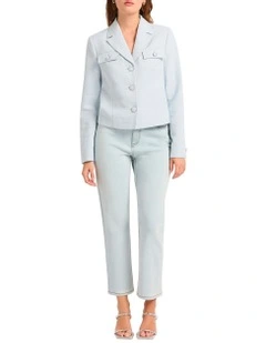Sussex Crop Jacket in Ink