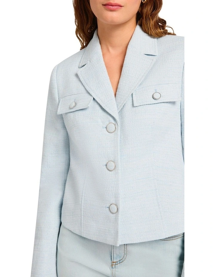 Sussex Crop Jacket in Ink image 3