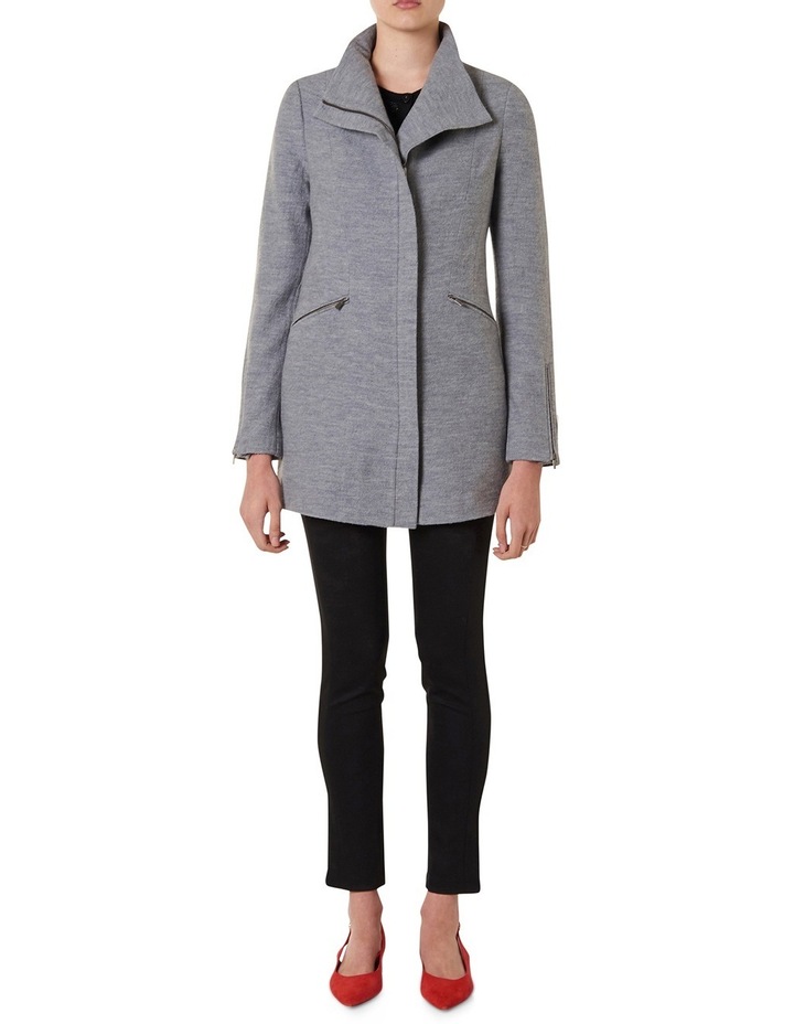 marcs rose felted wool coat