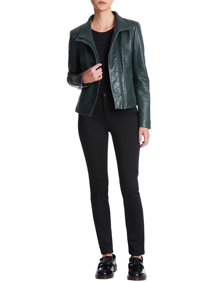 Marcs lani leather jacket black clearance