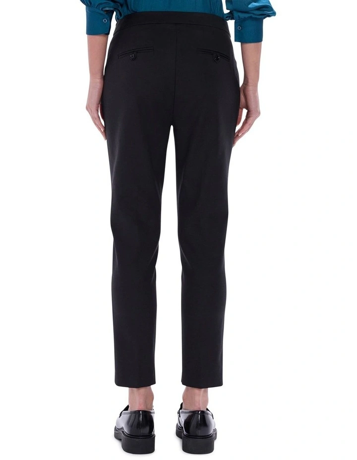 Alana Welt Pocket Pant in Black image 4