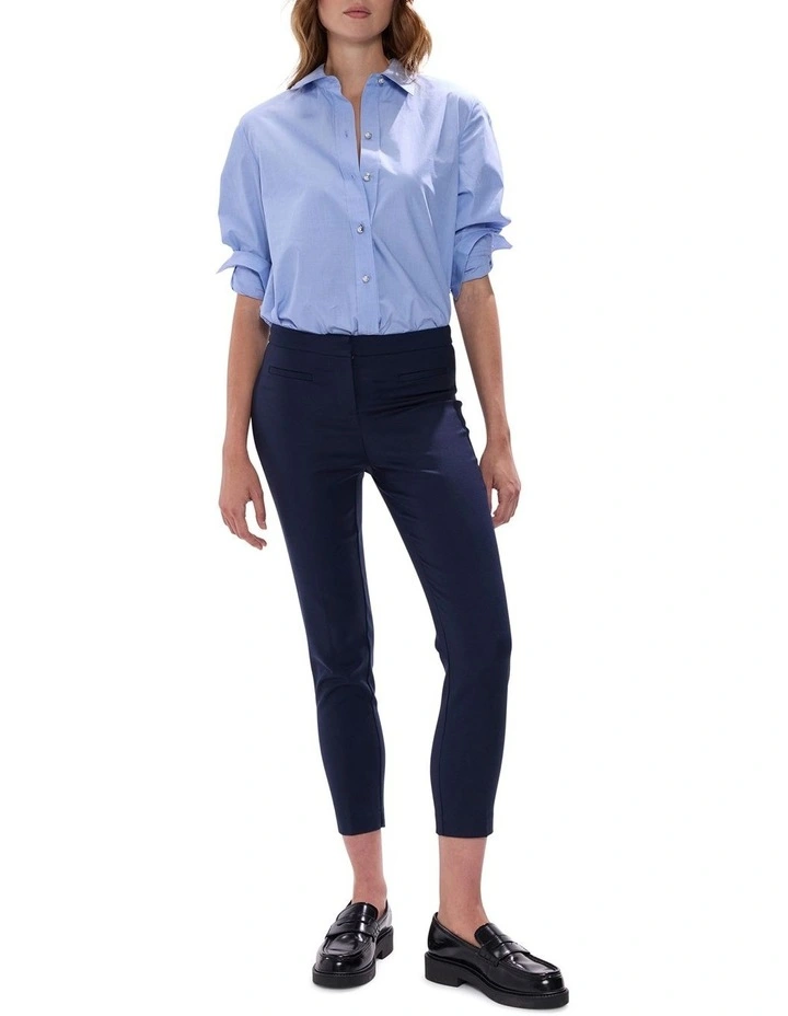 Alana Welt Pocket Pant in Navy image 1