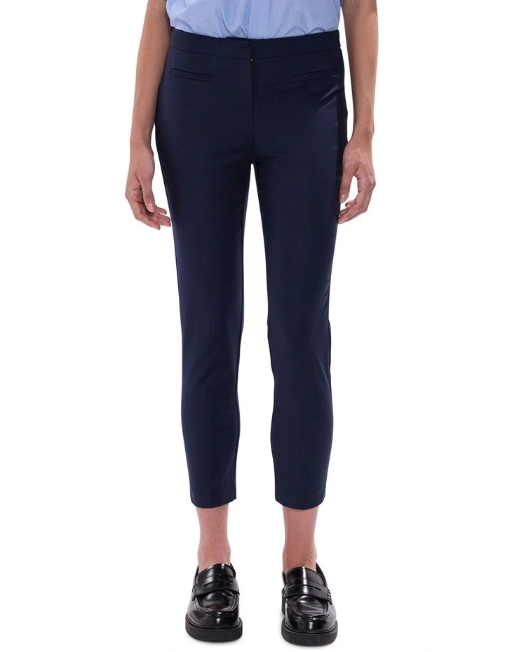 Alana Welt Pocket Pant in Navy image 2