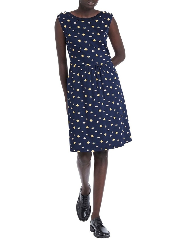 Any Fin Is Possible Dress Navy/Multi