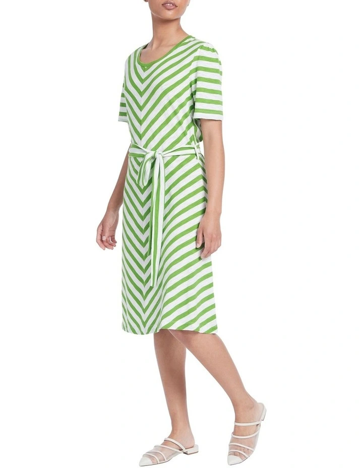 Marcs Bernadette Chevron Dress Lime Green MYER