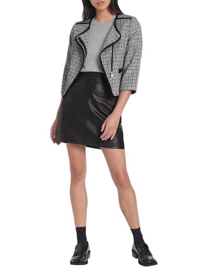 Marcs Tweed Spirit Jacket Black/White 