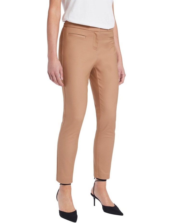 skinny pants brown