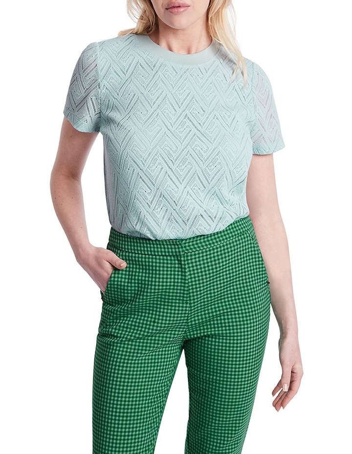 Linda Lace Top in Crystal