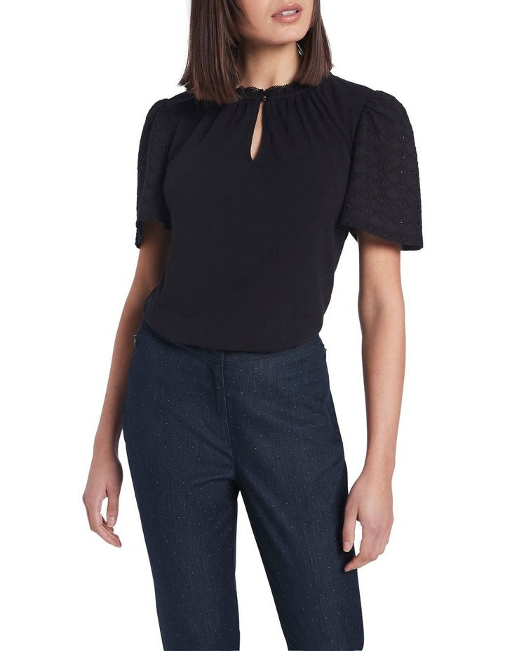 Eliza Lace Sleeve Top in