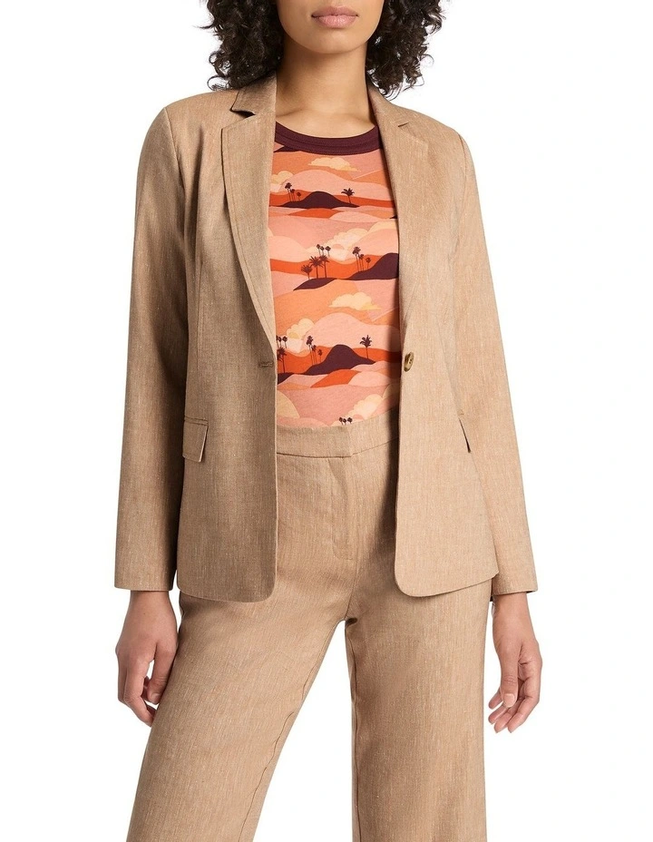 Marcs Twill And Grace Blazer in Neutral MYER