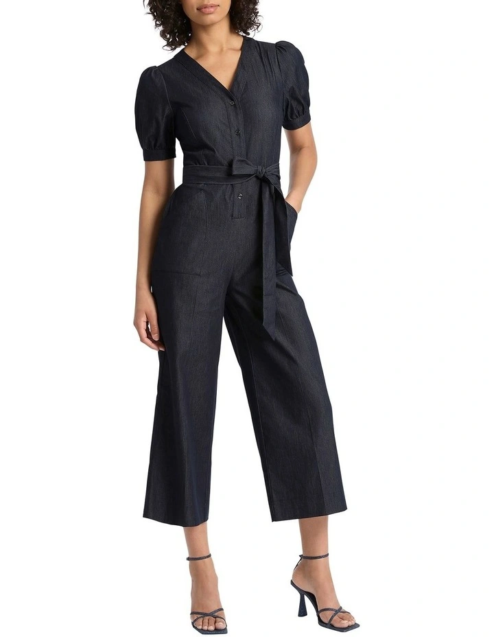 Peyton Jumpsuit in Indigo image 1