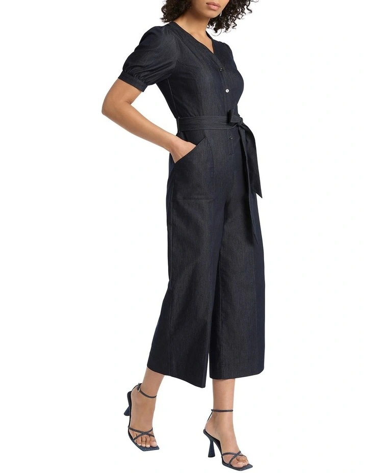 Peyton Jumpsuit in Indigo image 2