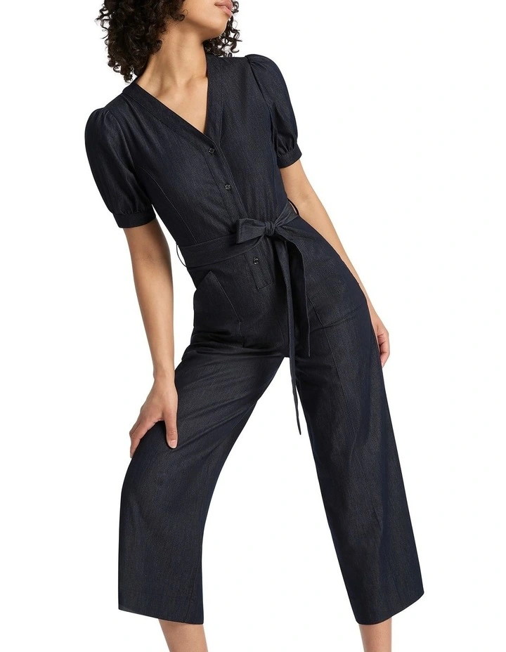 Peyton Jumpsuit in Indigo image 4