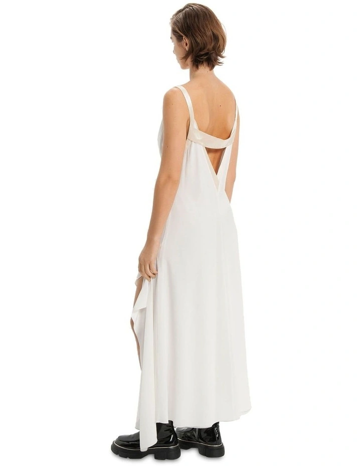 knee length dresses for ladies Montsand Violet V-Neck Draped Midi Dress main image 1