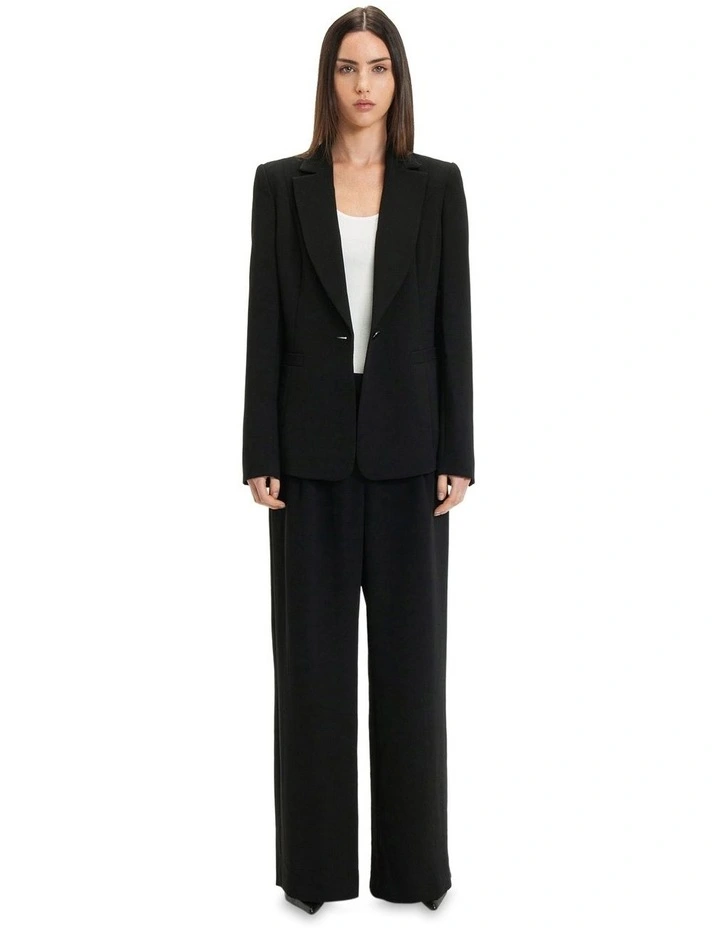Tailored Panel Jacket in Black image 1