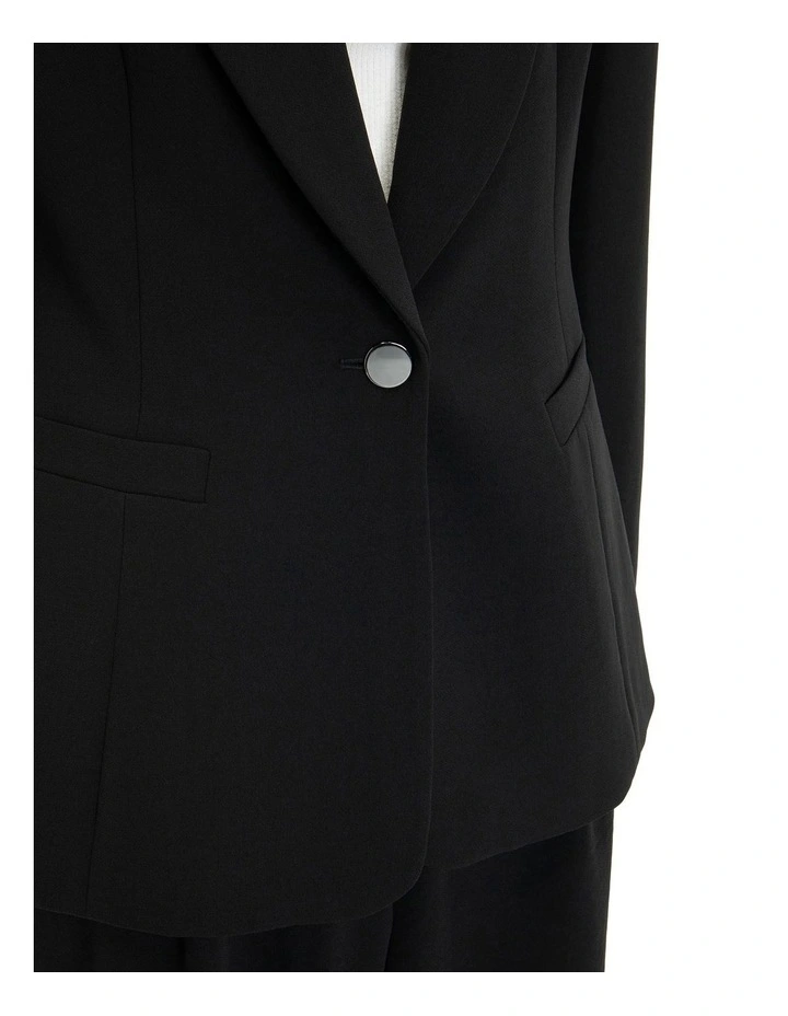 Tailored Panel Jacket in Black image 4