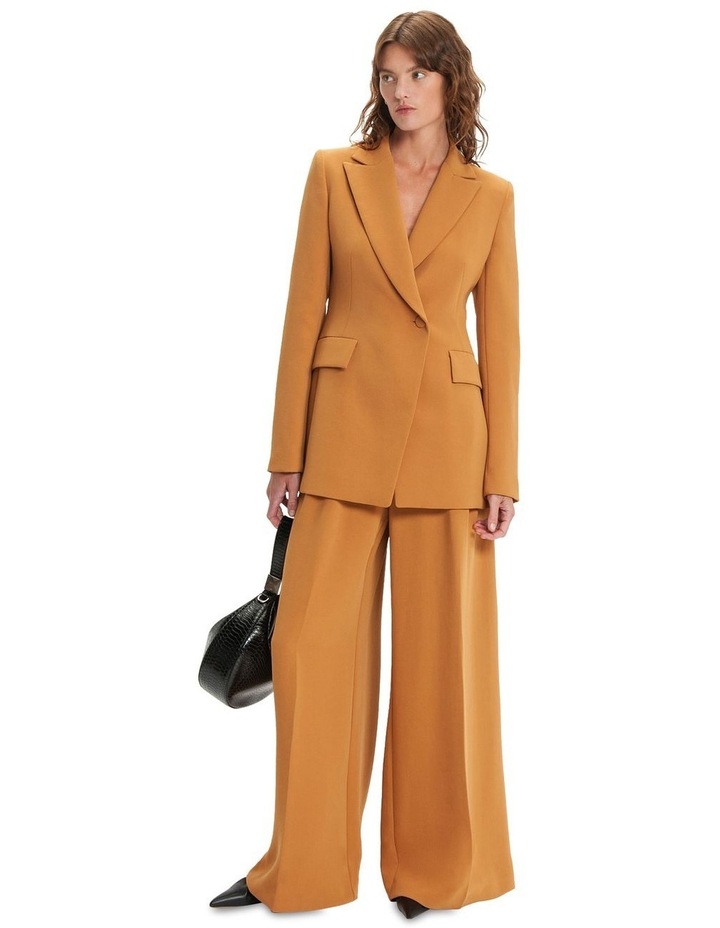 Recycled Twill Jacket in Camel