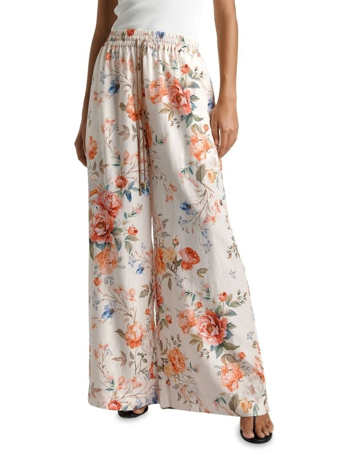 Peony Garden Wide Leg Pant in Bisque image 3