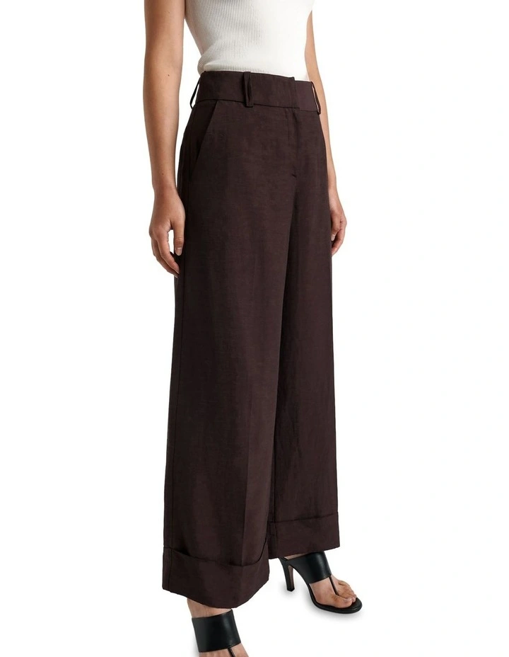 Viscose Blend Cropped Pant image 3