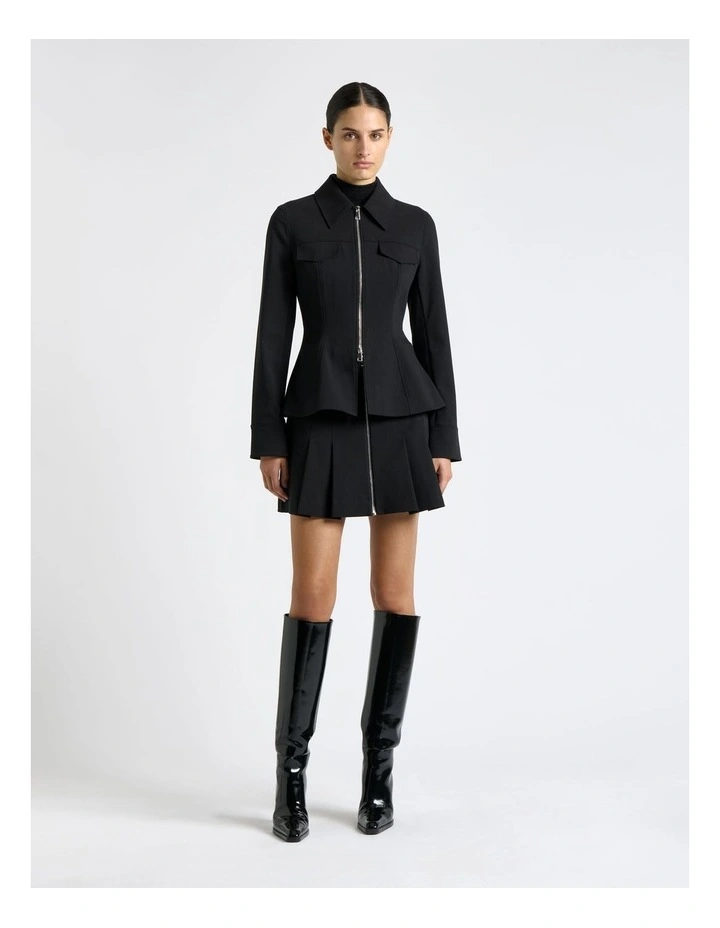 European Stretch Cotton Zip Jacket image 1