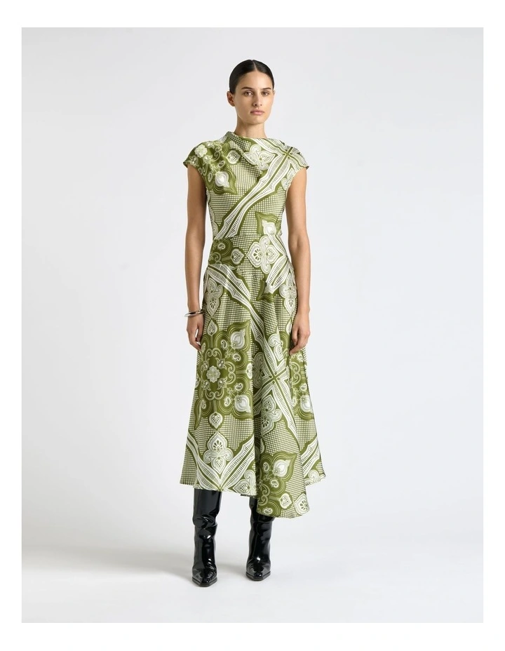 Chateau Asymmetric Midi Dress image 1
