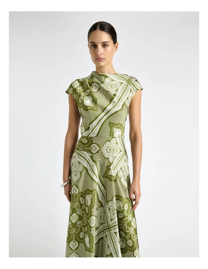 Chateau Asymmetric Midi Dress image 3