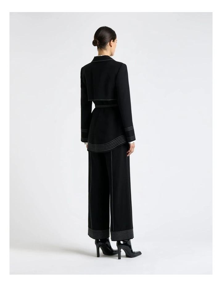 Contrast Stitched Jacket image 2