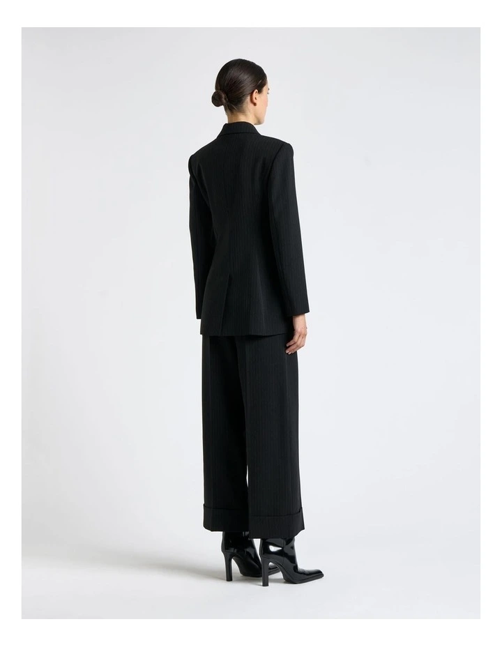 Acetate Stripe Cropped Pant image 2