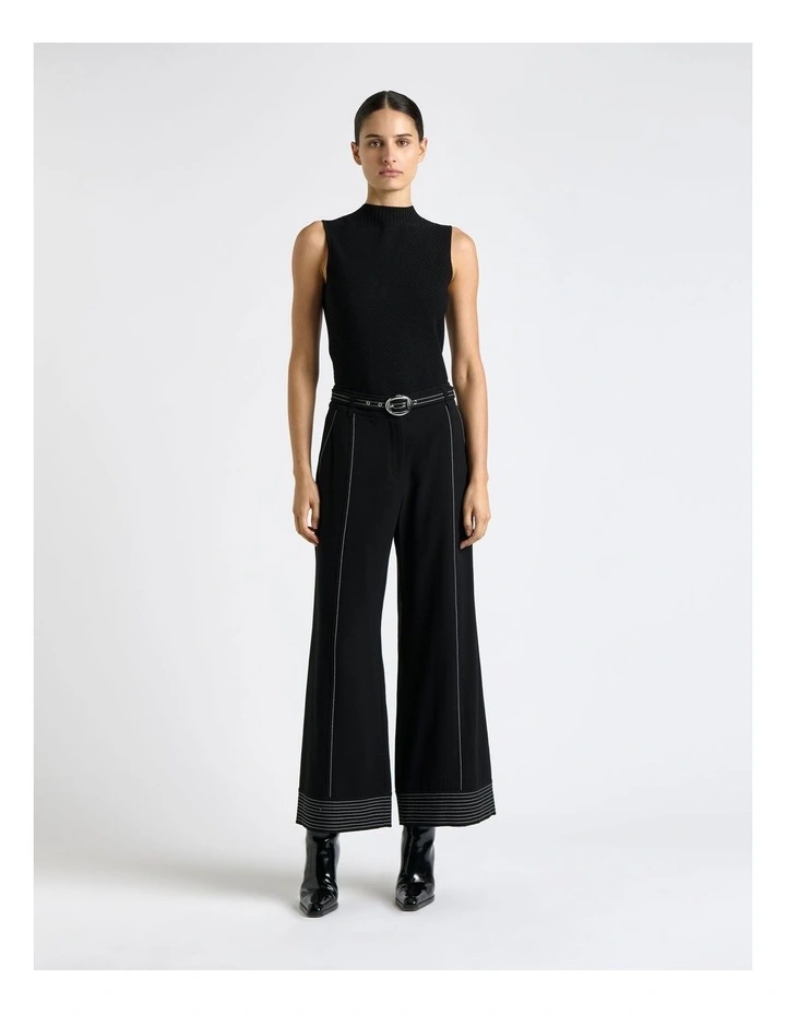 Diagonal Ribbed Knit Tank image 1