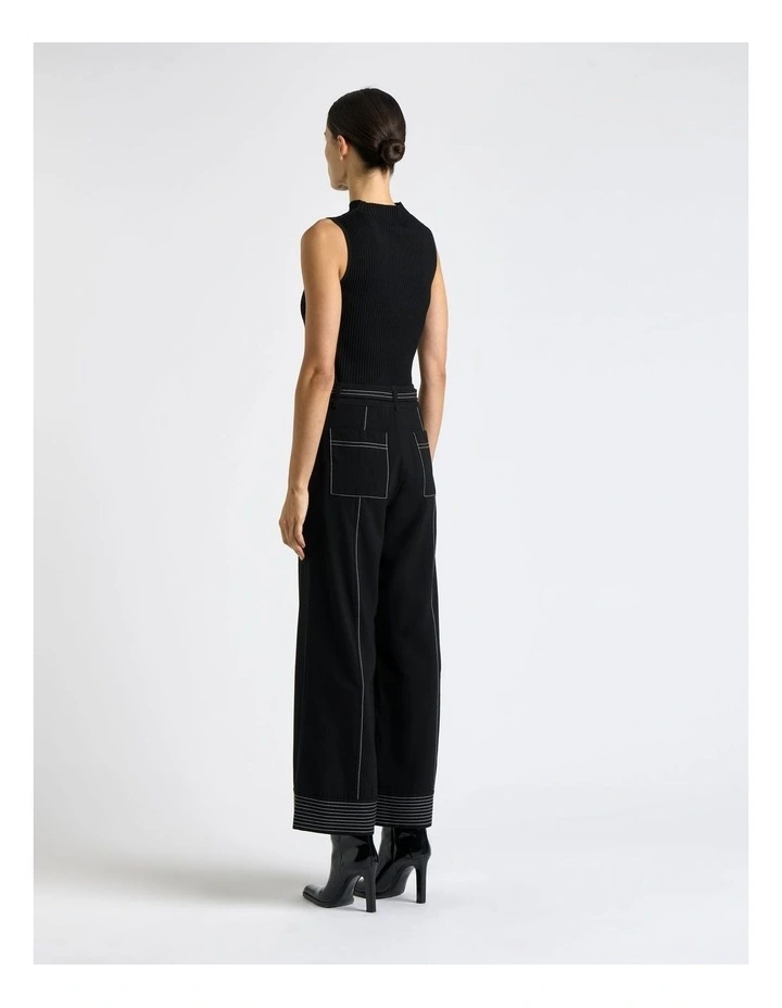 Diagonal Ribbed Knit Tank image 2