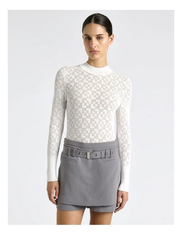Geo Lace Knit image 3