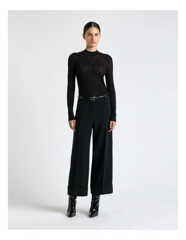 Geo Lace Knit image 1