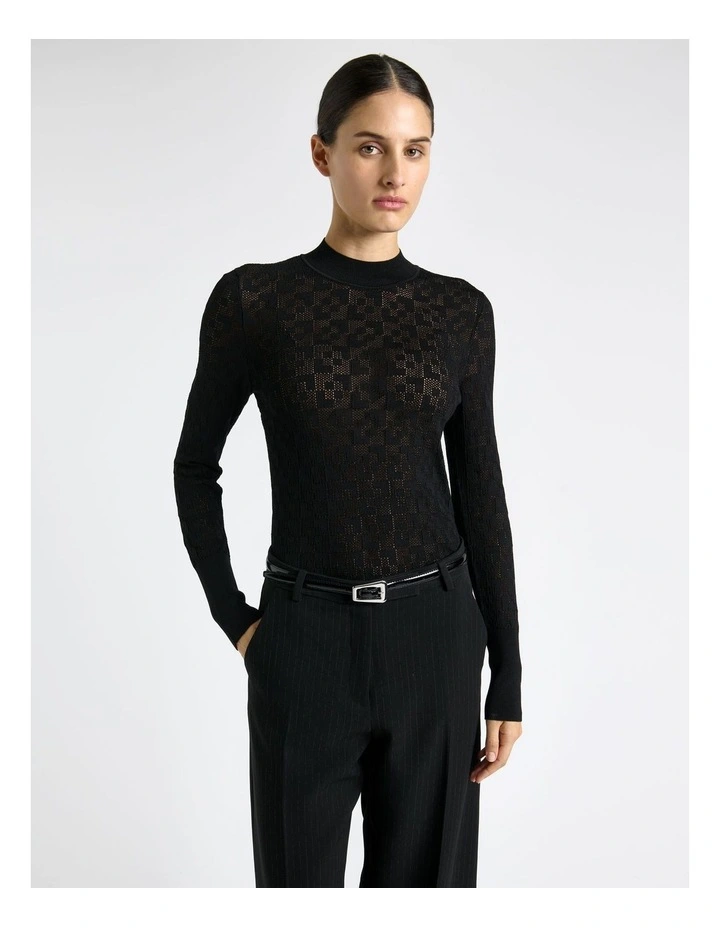 Geo Lace Knit image 3