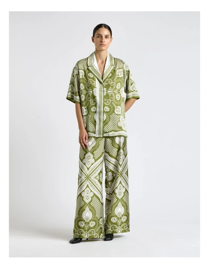 Chateau Short Sleeve Shirt in Olive image 1