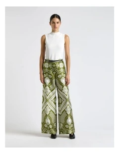 Chateau Wide Leg Pant in Olive