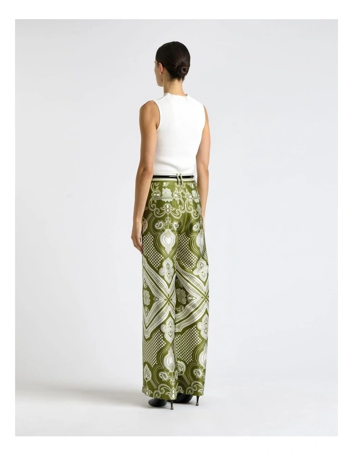 Chateau Wide Leg Pant in Olive image 2