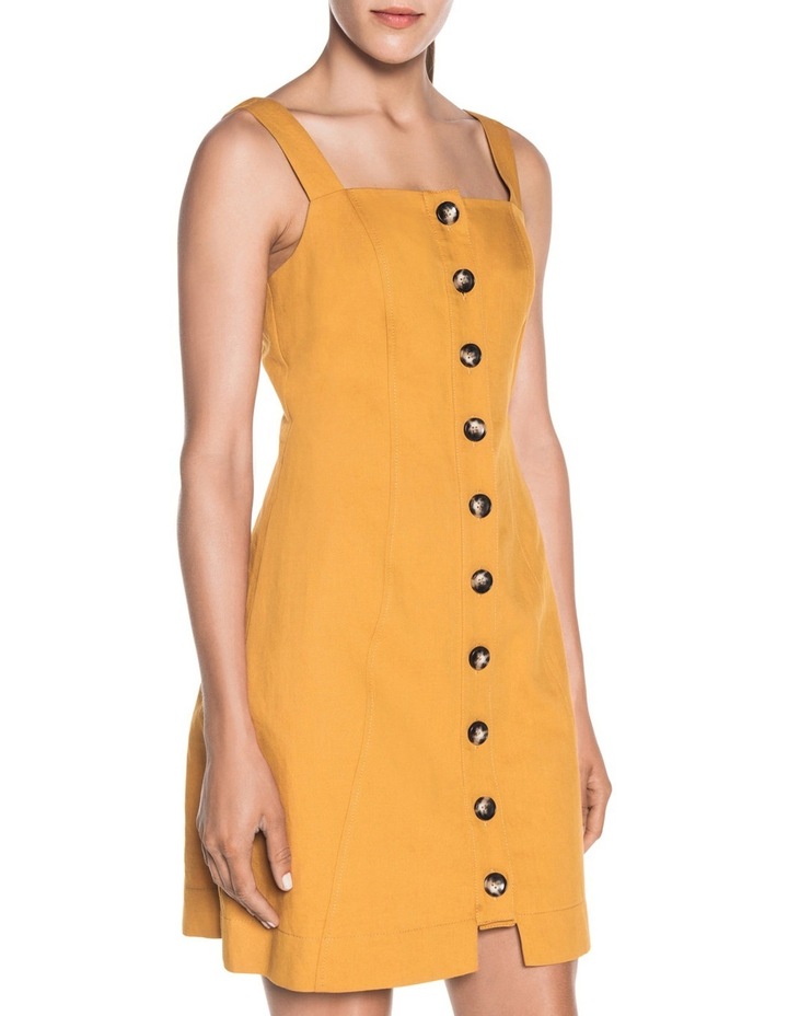cue mustard dress