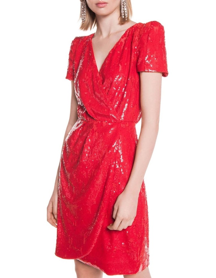 Cue red dress clearance
