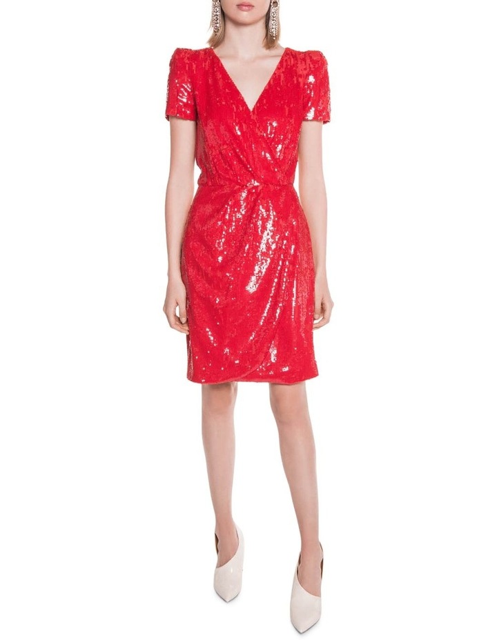 Cue red dress clearance