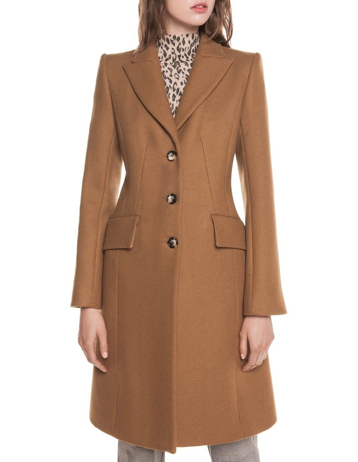 Cue Camel Wool Twill Coat | MYER