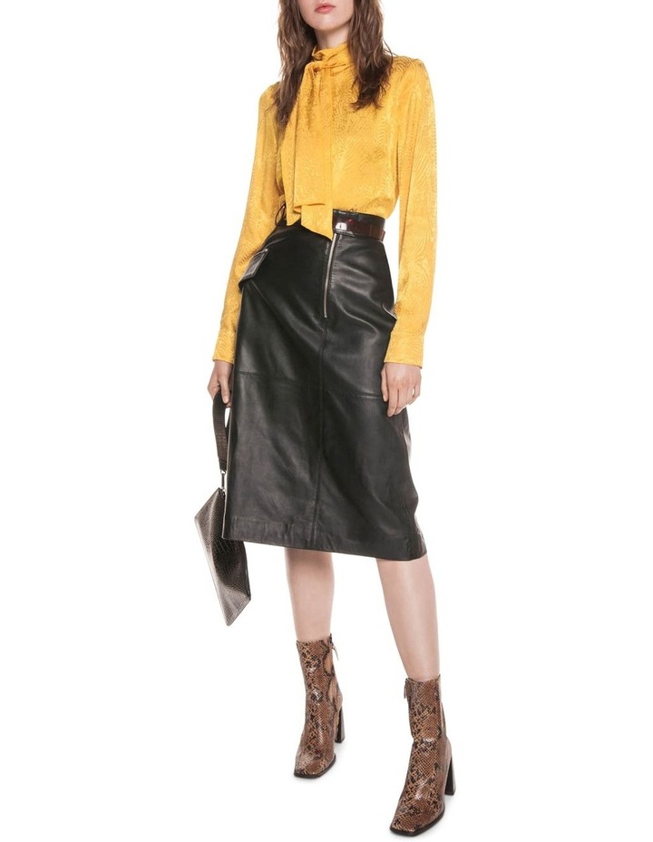 Cue leather skirt Clearance