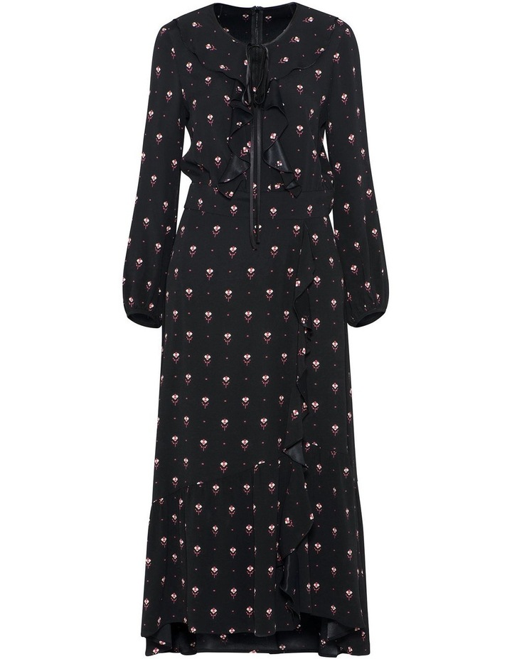 geometric midi dress