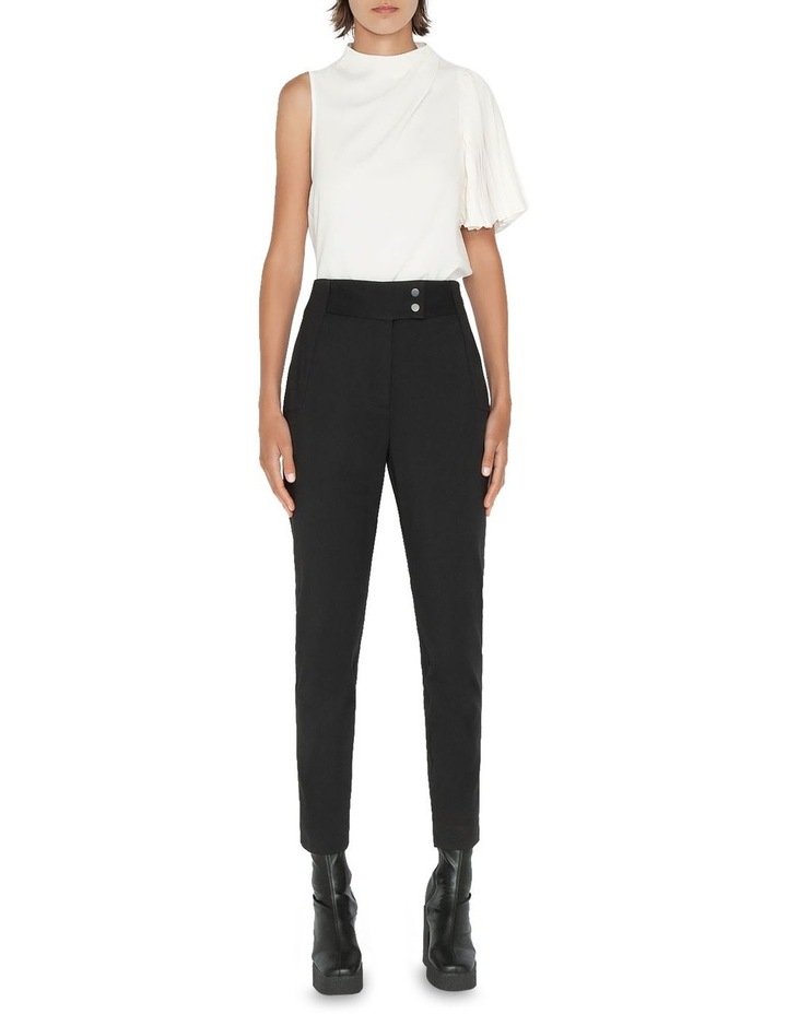 High Waisted Skinny Pant Black