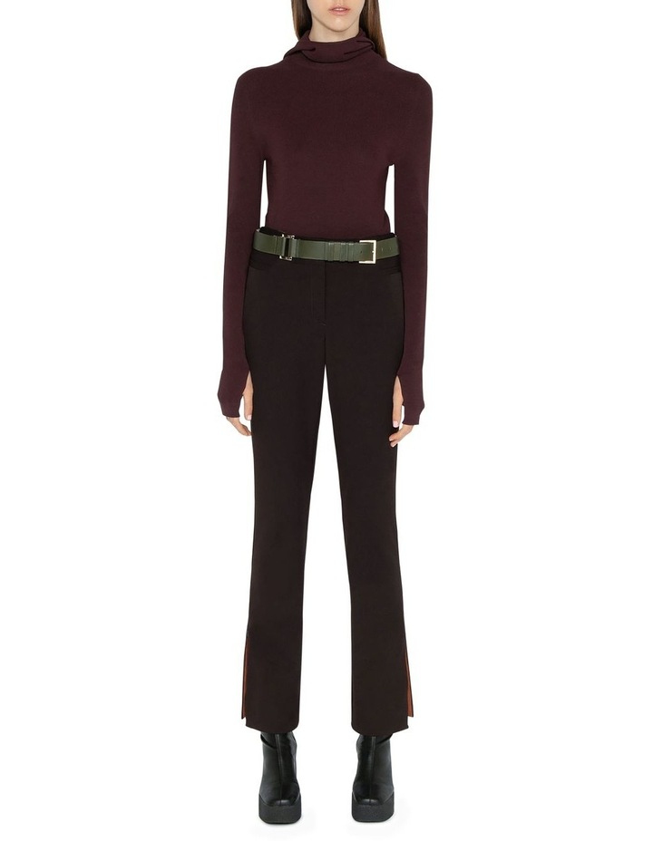 Eco Twill Slim Leg Pant Dark Chocolate